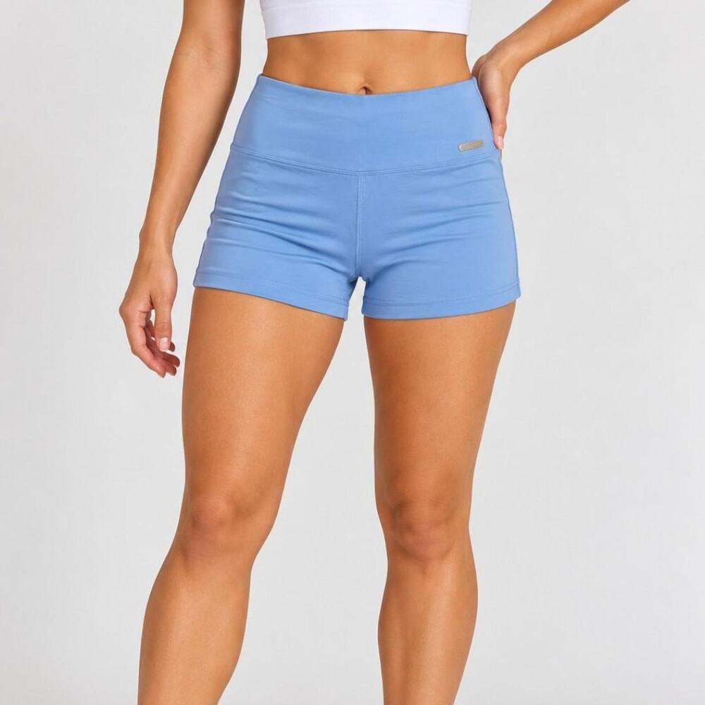 Justice blue girls shorts size